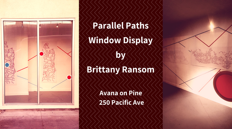 Parallel Paths Window Display Opens at Avana on Pine