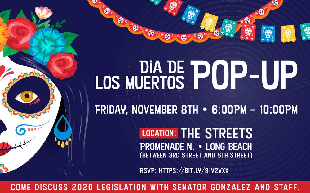Senator Gonzalez’ Dia de los Muertos Pop-Up