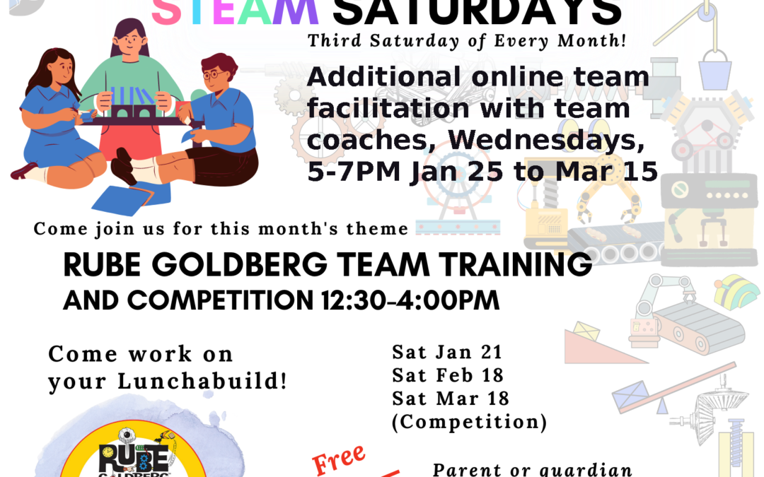 Rube Goldberg Competition Info, Teams Forming and Coach Sharing
