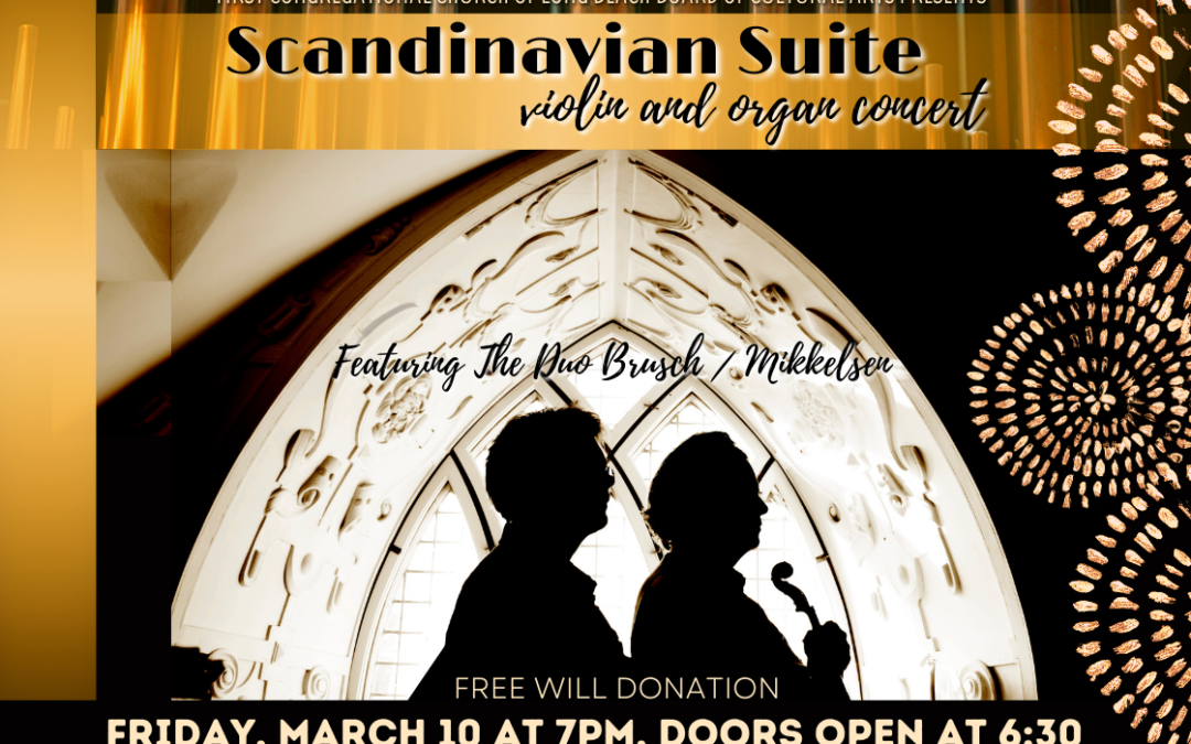 Violin and Organ Concert Featuring Scandinavian Suite at First Church