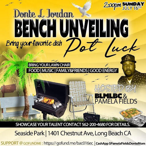 Donte L. Jordan Bench Unveiling Pot Luck