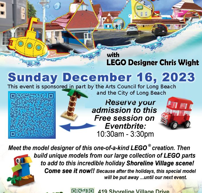 Holiday Shoreline Village: In LEGO Bricks with Model Designer Chris Wight