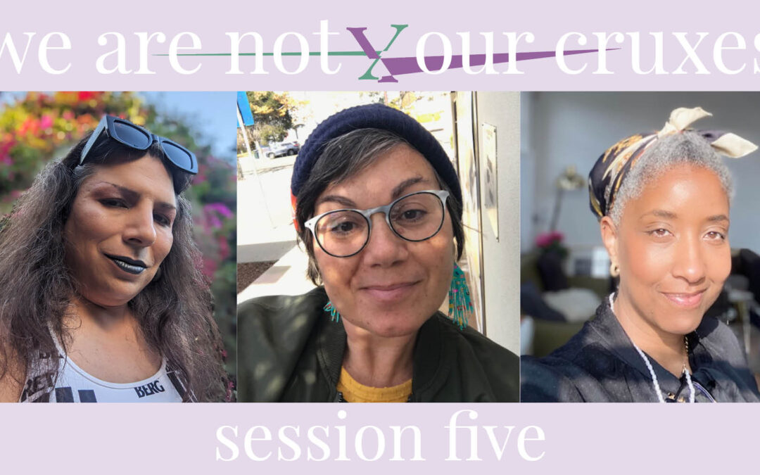 We Are Not Our Cruxes: Session Five