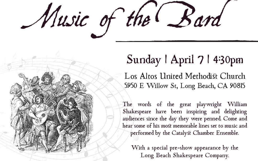 Music of the Bard with The Catalyst Chamber Ensemble