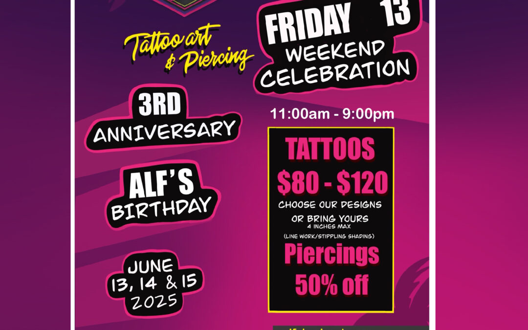 Friday the 13th weekend celebration